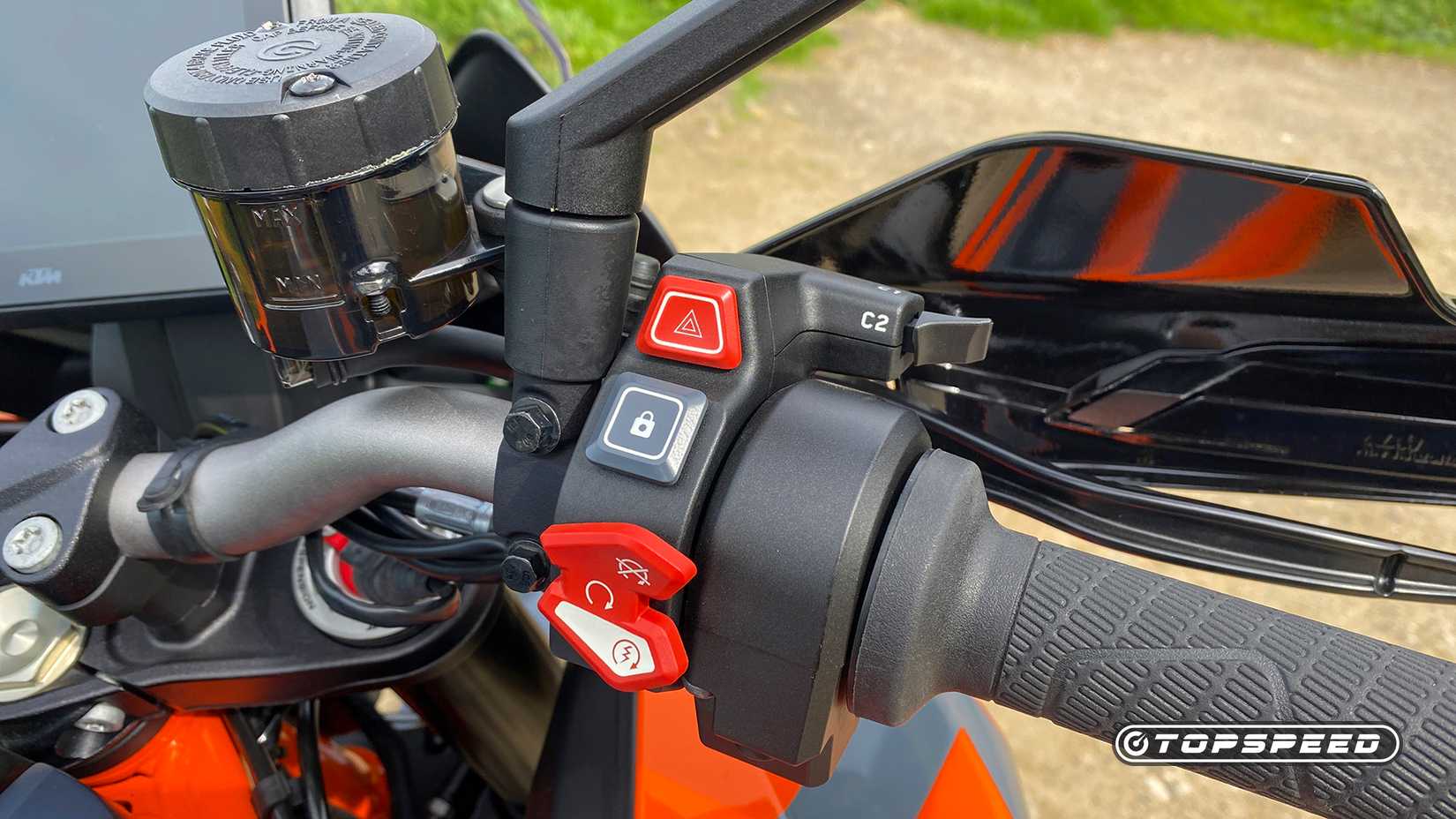2023 KTM 1290 Super Duke GT right grip switchgear