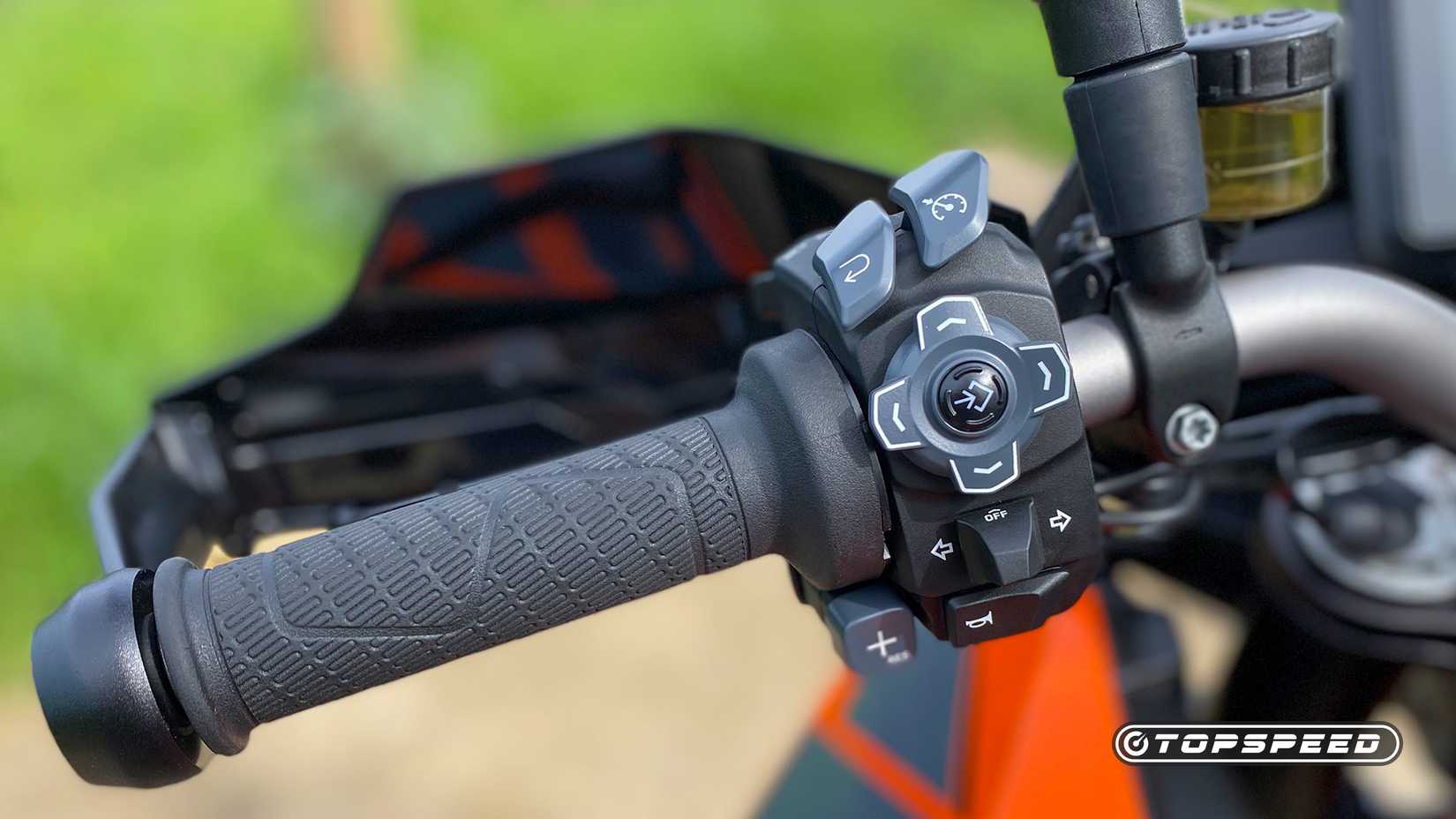 2023 KTM 1290 Super Duke GT left grip switchgear