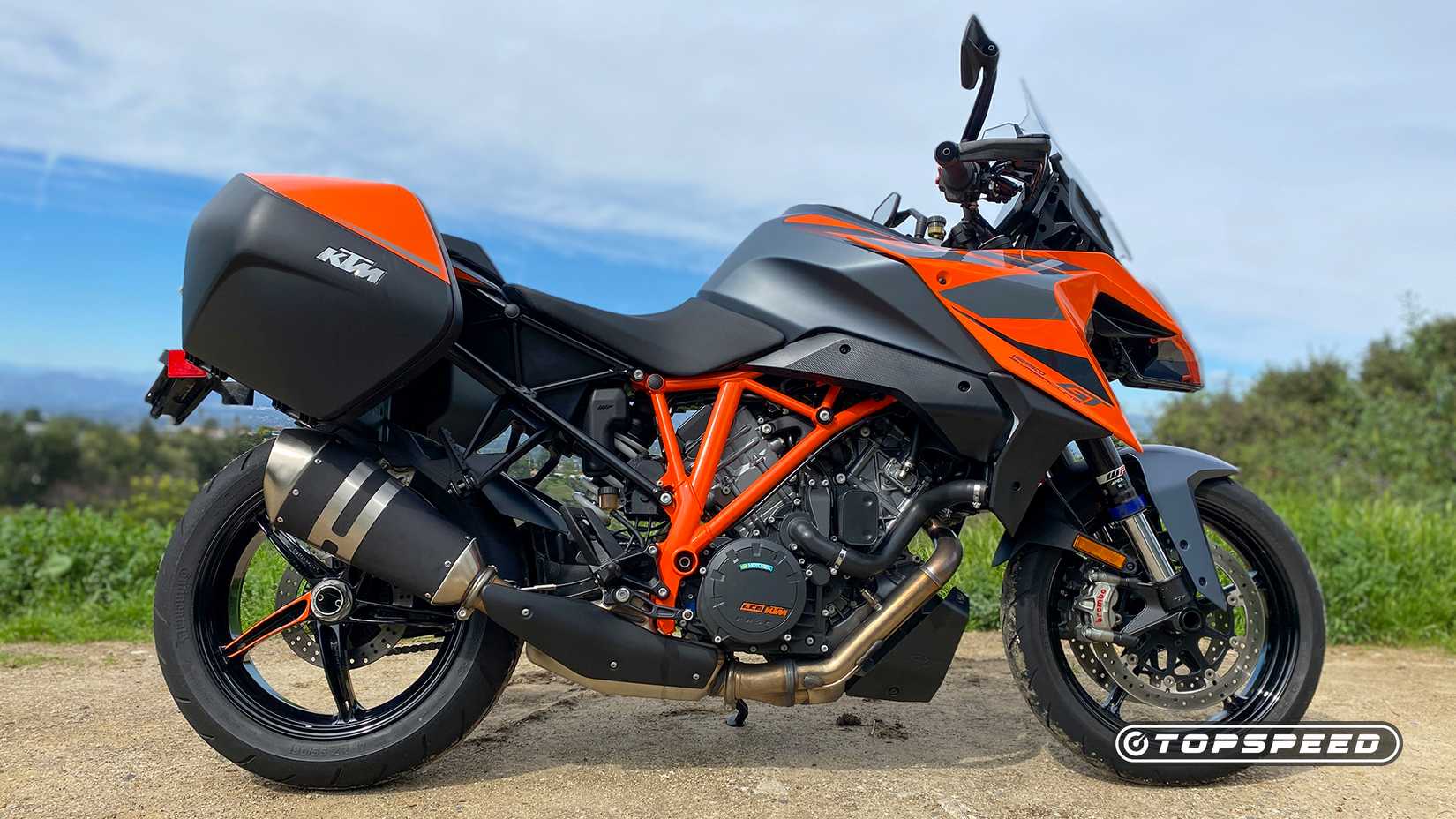 2023 KTM 1290 Super Duke GT exhaust side