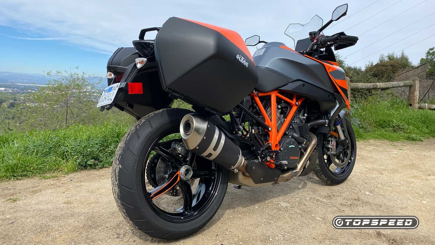 2023 KTM 1290 Super Duke GT side cases optional extra