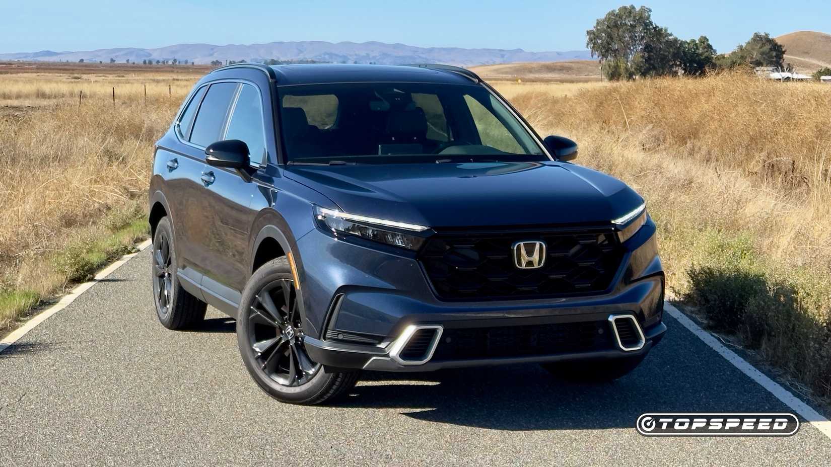 Blue 2024 Honda CR-V  Front 3-4 Left