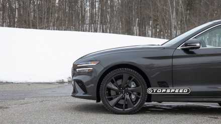 2024 Genesis G70 2.5T close-up shot of the wheel