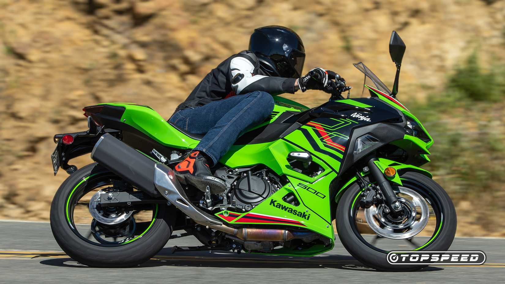 2024 Kawasaki Ninja 500 w. new flatter seat