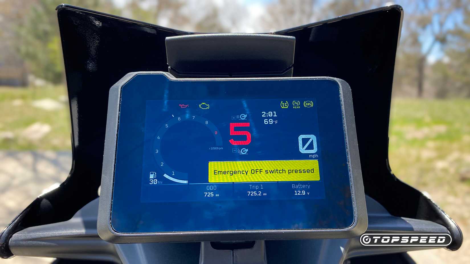 2024 KTM 890 SMT tft colorido de 5 polegadas