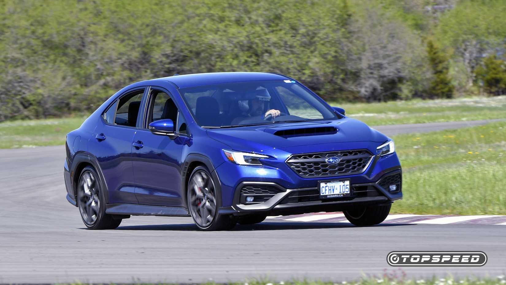 2024 Subaru WRX RS Driving Shot TopSpeed