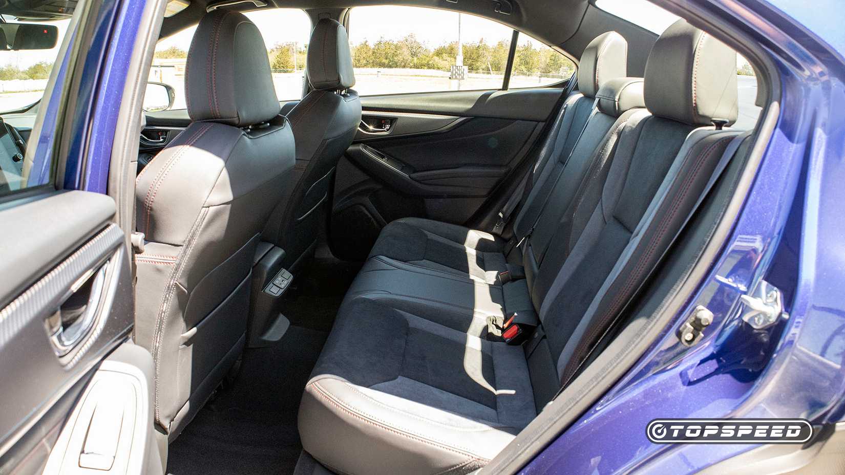 2024 Subaru WRX RS Rear Seat TopSpeed