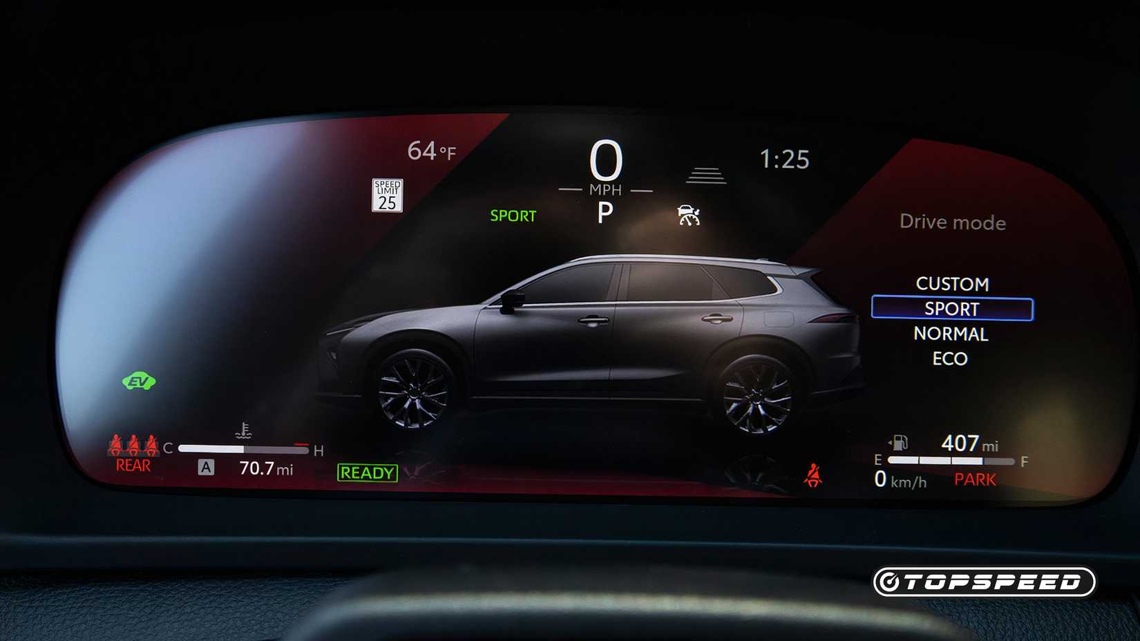 2025 Toyota Crown Signia Instrument Cluster 1 TopSpeed