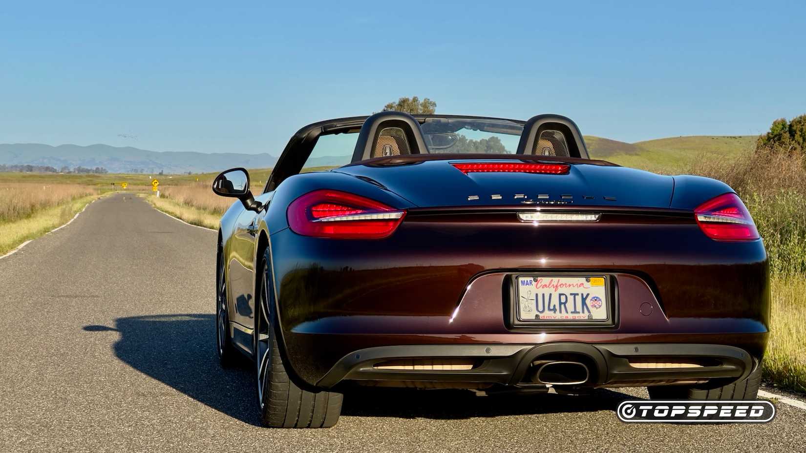 2013 Porsche Boxster Rear View