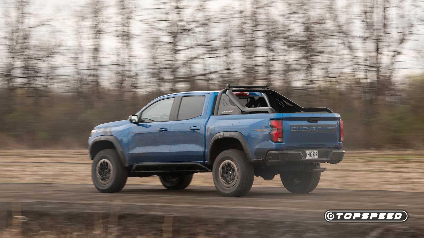 2024 Chevrolet Colorado ZR2 Driving Rear Side TopSpeed