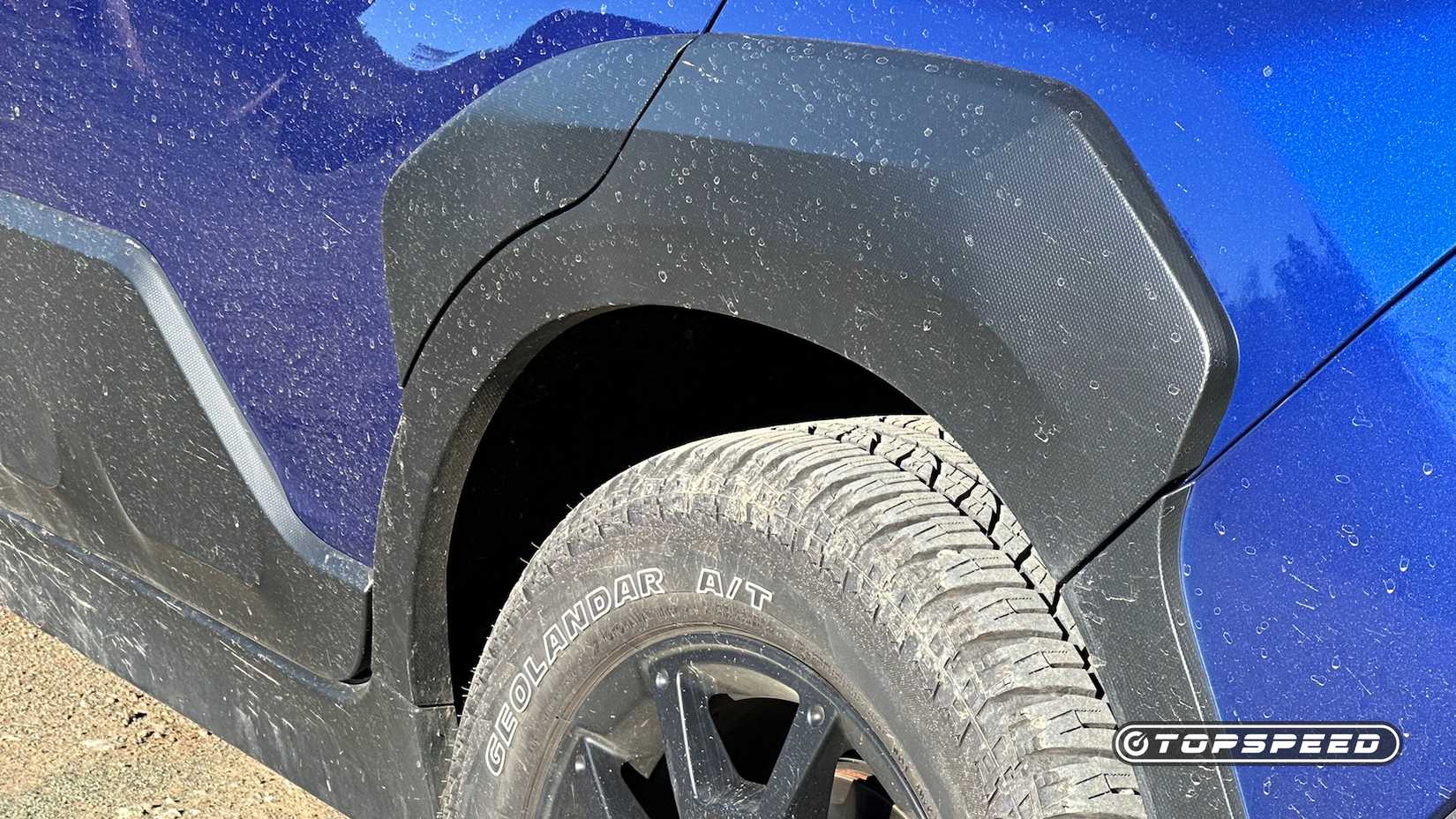 Subaru Crosstrek Wilderness close-up shot of the Wheel Arch