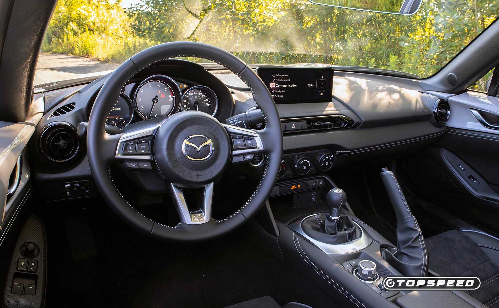 2024 Mazda MX-5 interior shot showing Dashboard