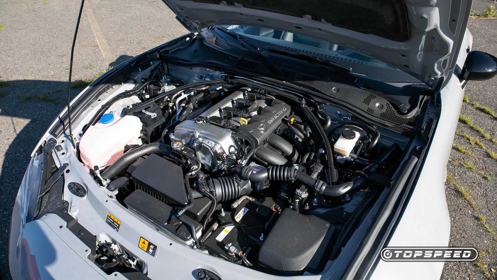 Velocidade máxima do motor Mazda MX-5 2024