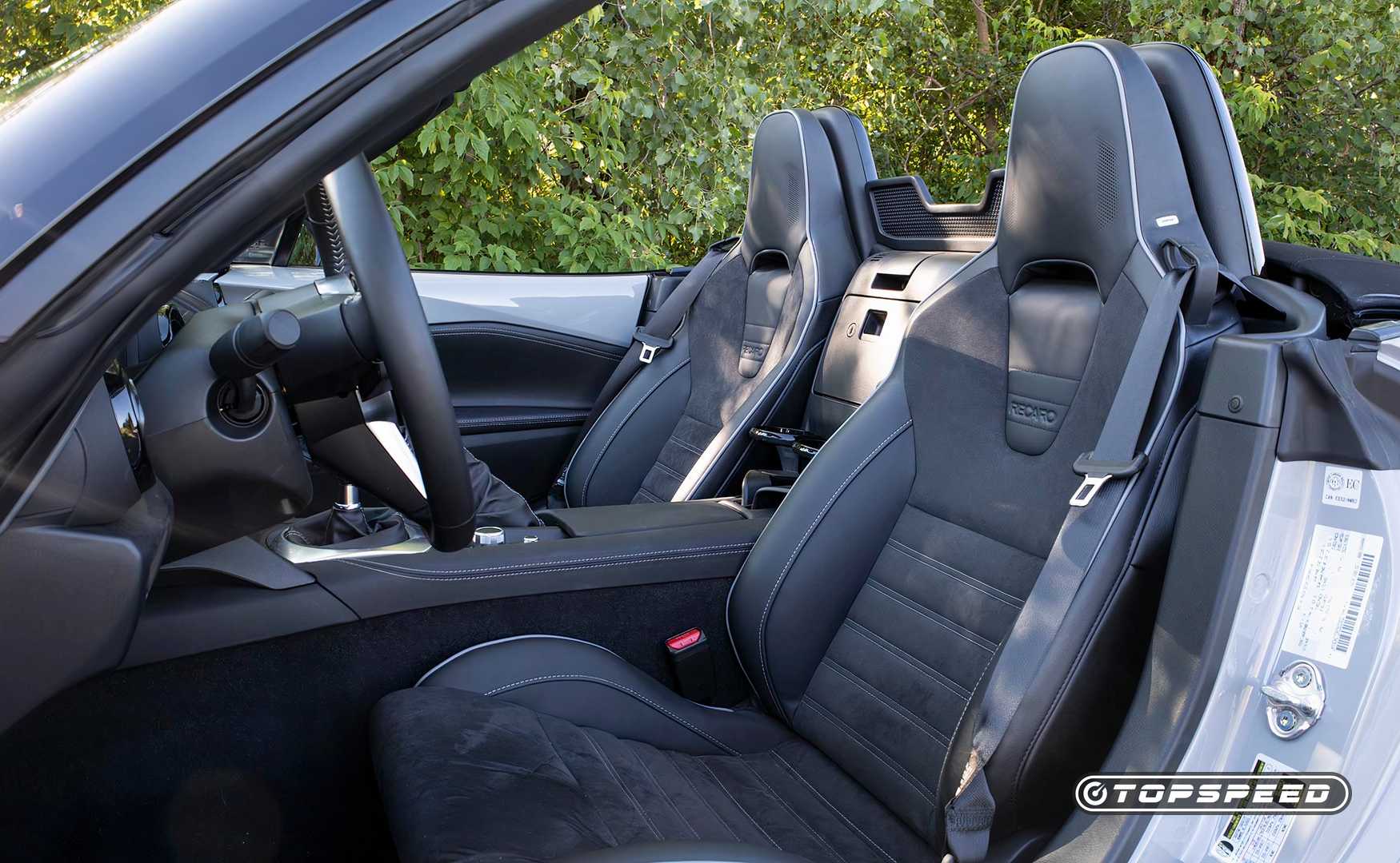 2024 Mazda MX-5 interior shot showing Seats