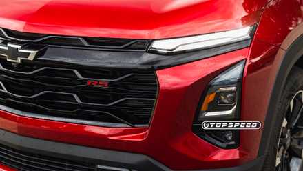 2025 Chevrolet Equinox front close-up of the grille