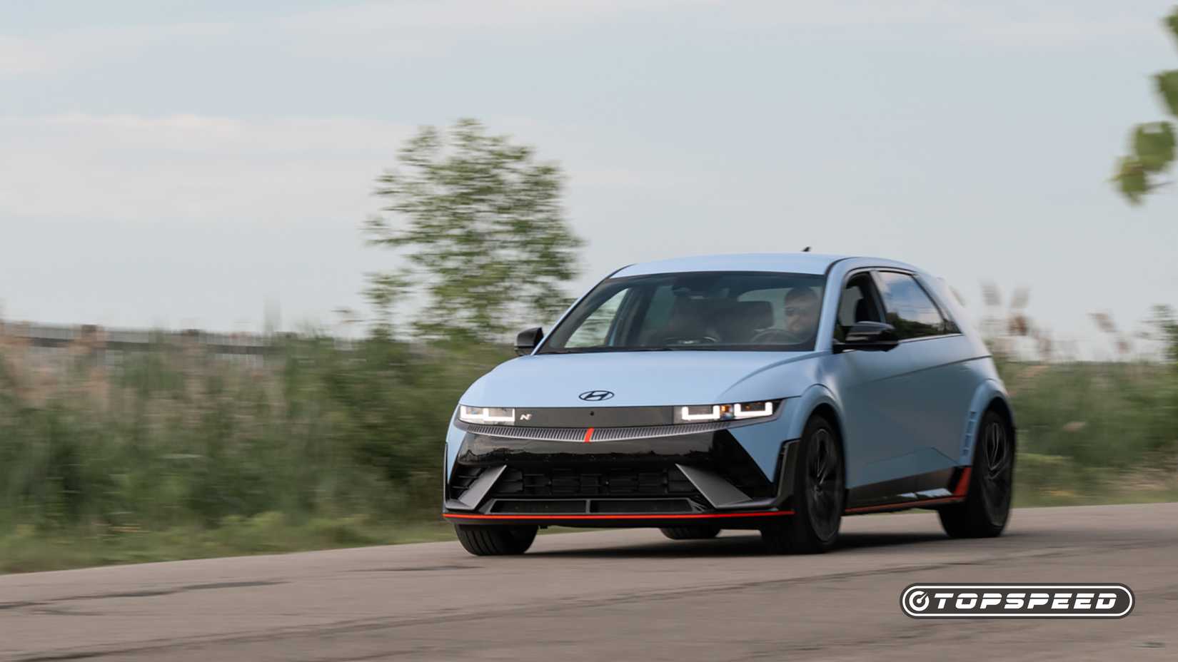 2025 Hyundai IONIQ 5 N Driving Front  1 TopSpeed