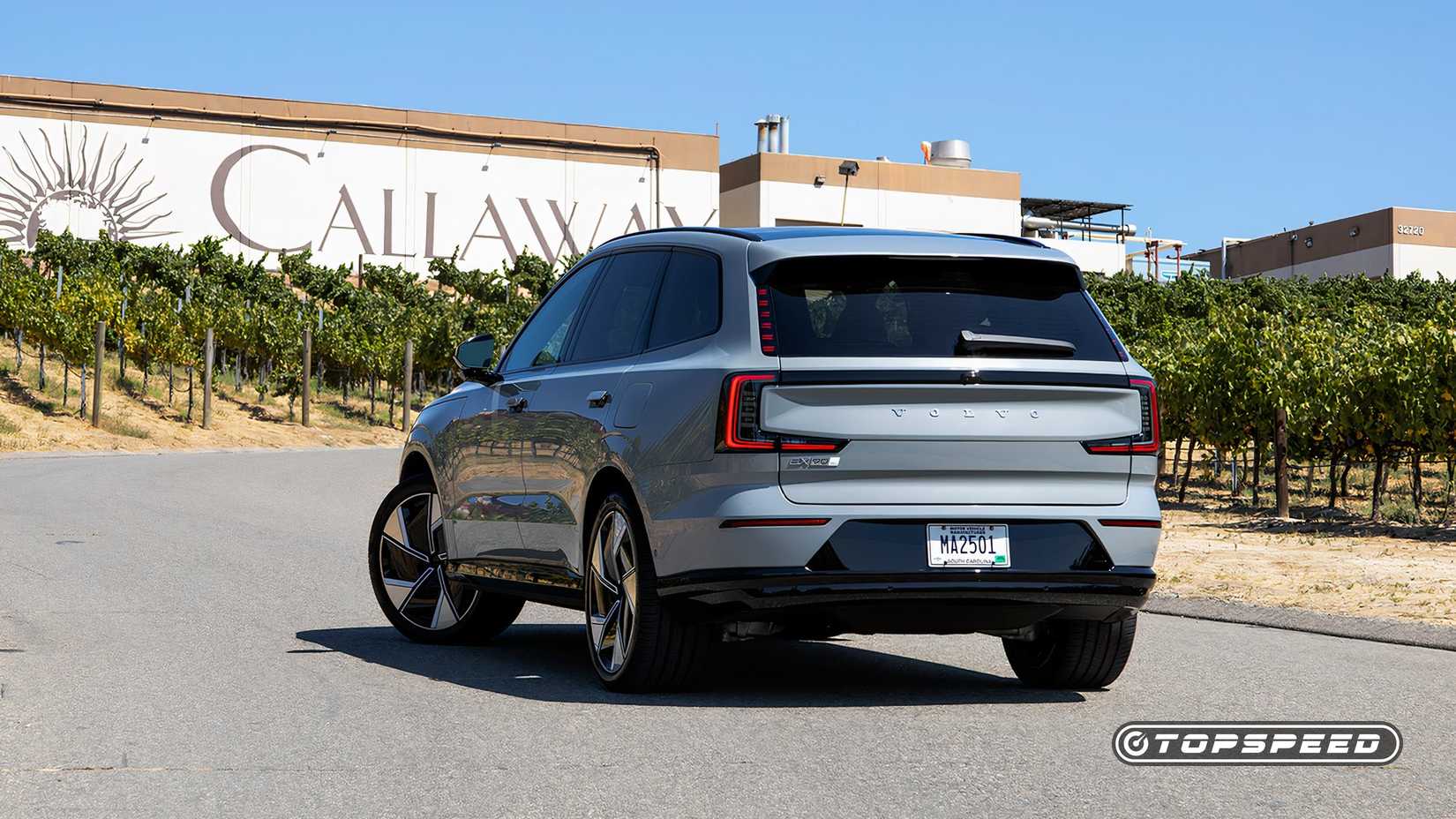 2025 Volvo EX90, traseira três quartos