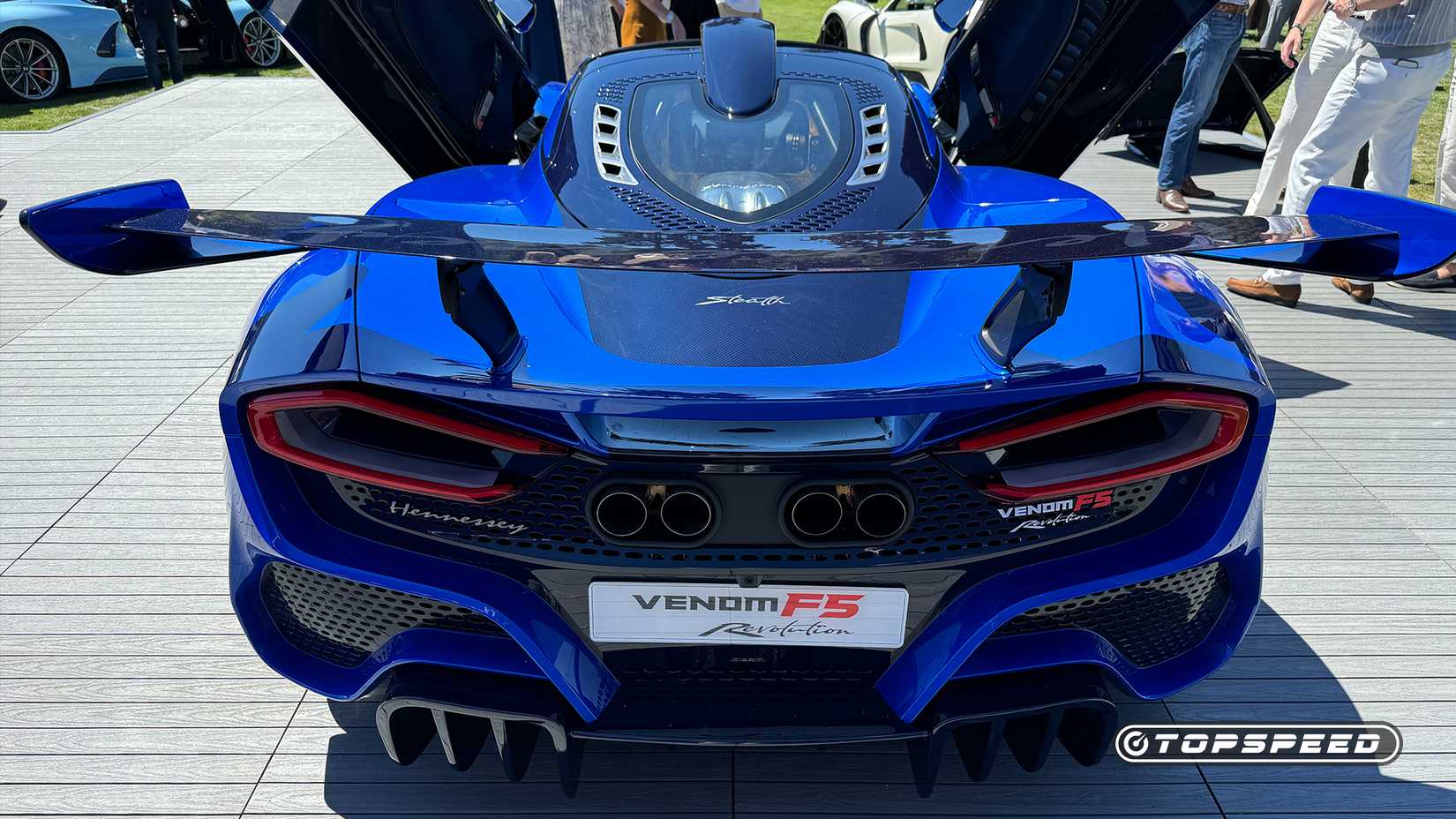 2025 blue Hennessey Venom F5 Revolution