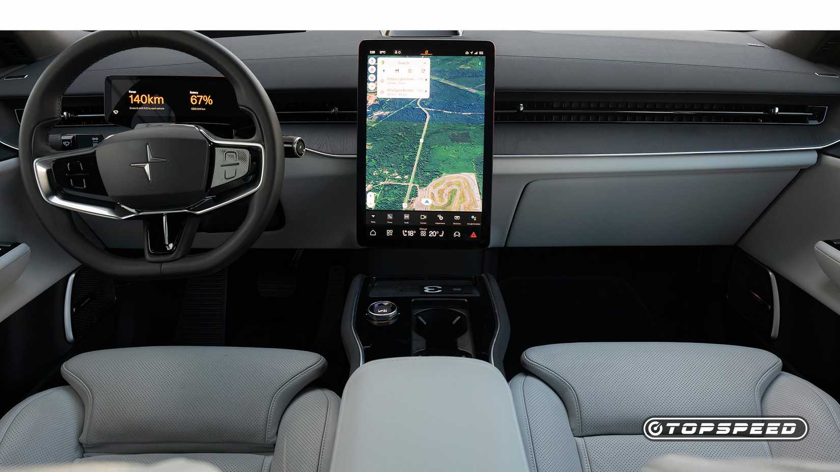 2025 Polestar 3 Full Dashboard TopSpeed