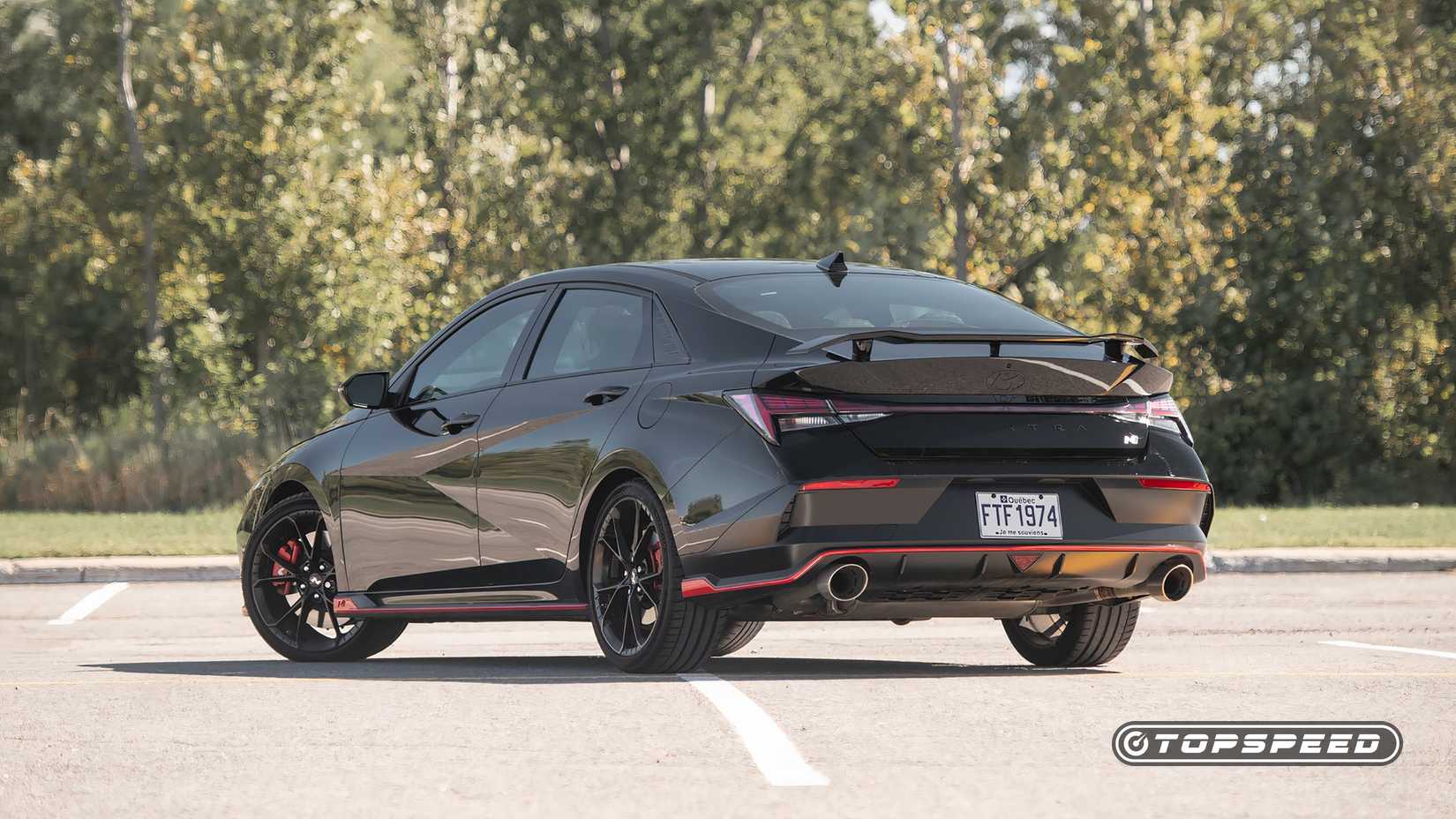 2025 Hyundai Elantra N Rear Three Quarter TopSpeed-1