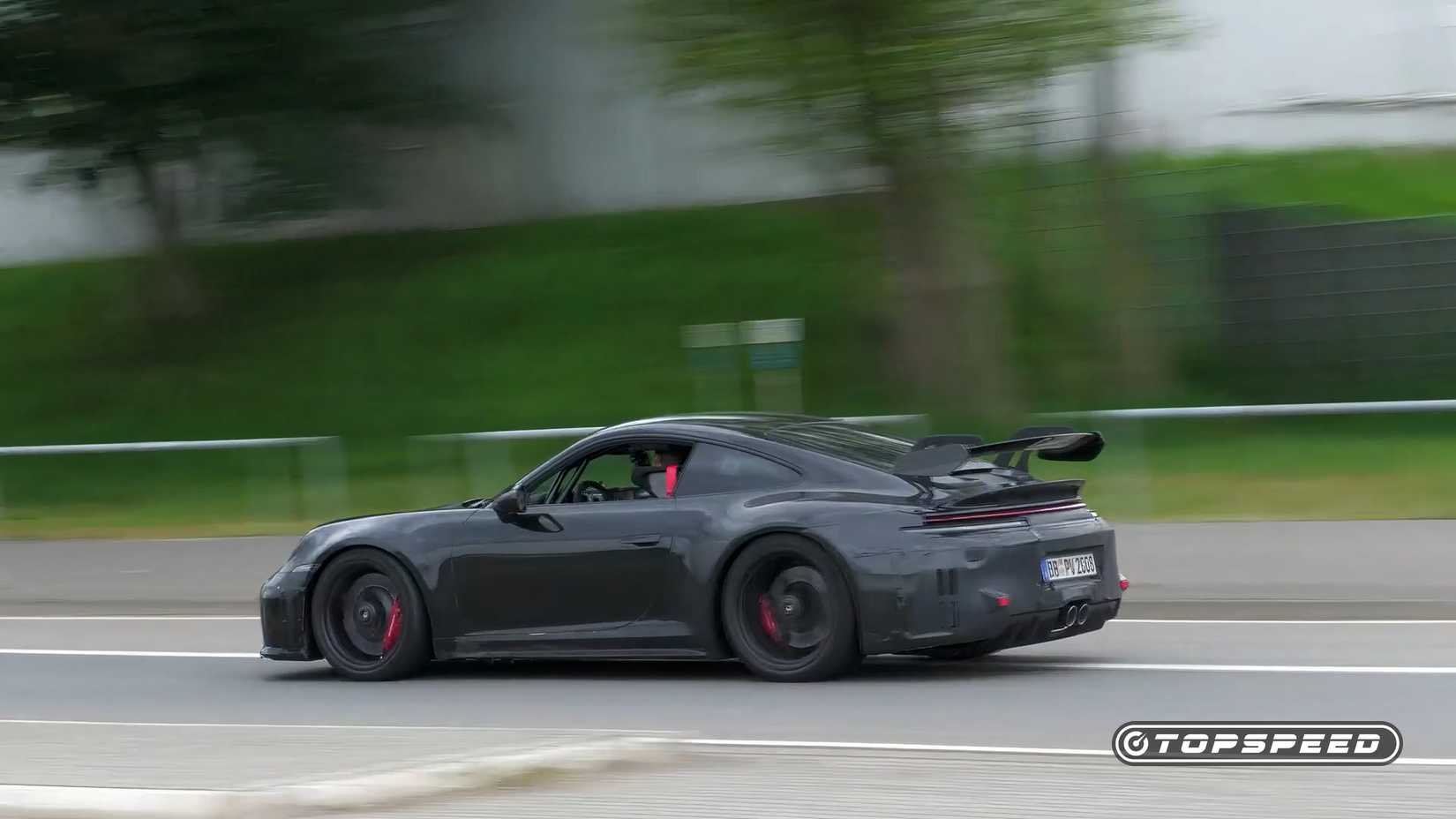 2025 Porsche 911 GT3 Facelift 992.2 Nurburgring Testing