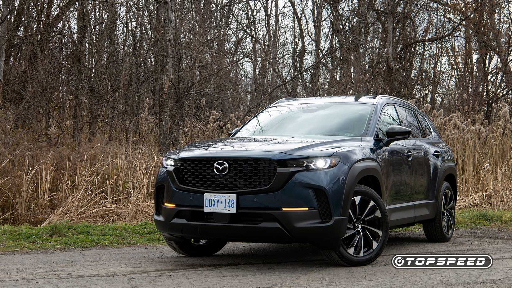 2025 Mazda CX-50 Hybrid Front Three Quarter TopSpeed