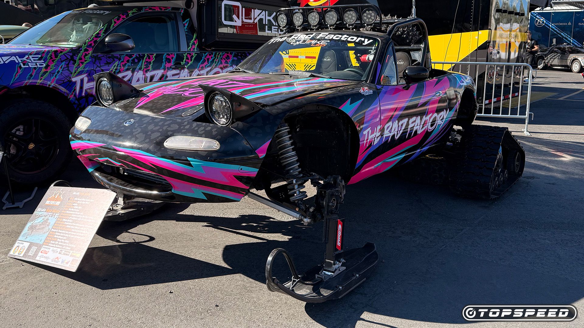 Carro de neve Mazda Miata de geração NA