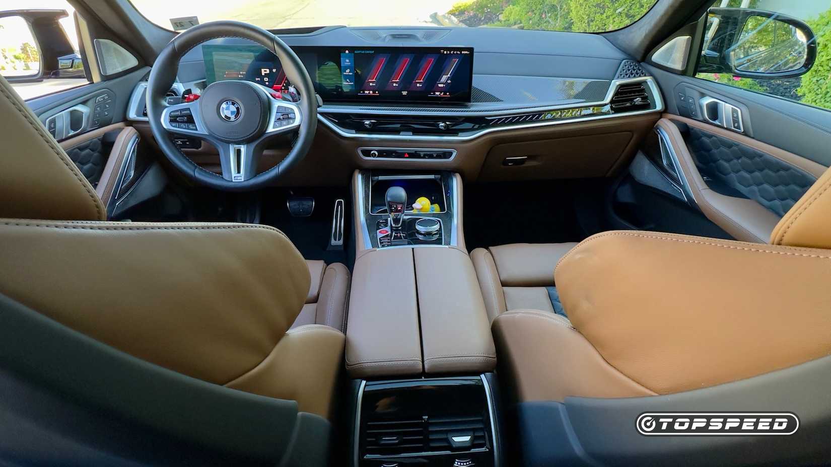 2024 BMW X6 M Competition Interior Rear Seat View