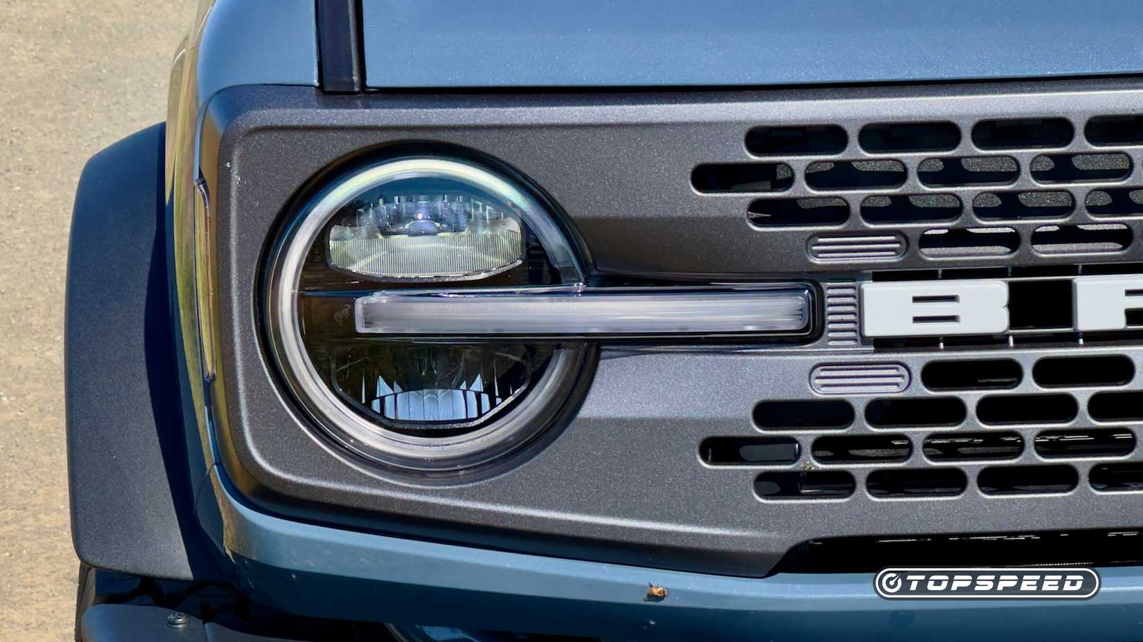 2024 Ford Bronco Badlands  Exterior - Headlight Detail