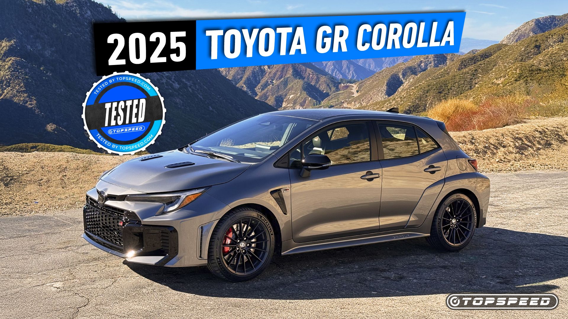 2025 gray Toyota GR Corolla