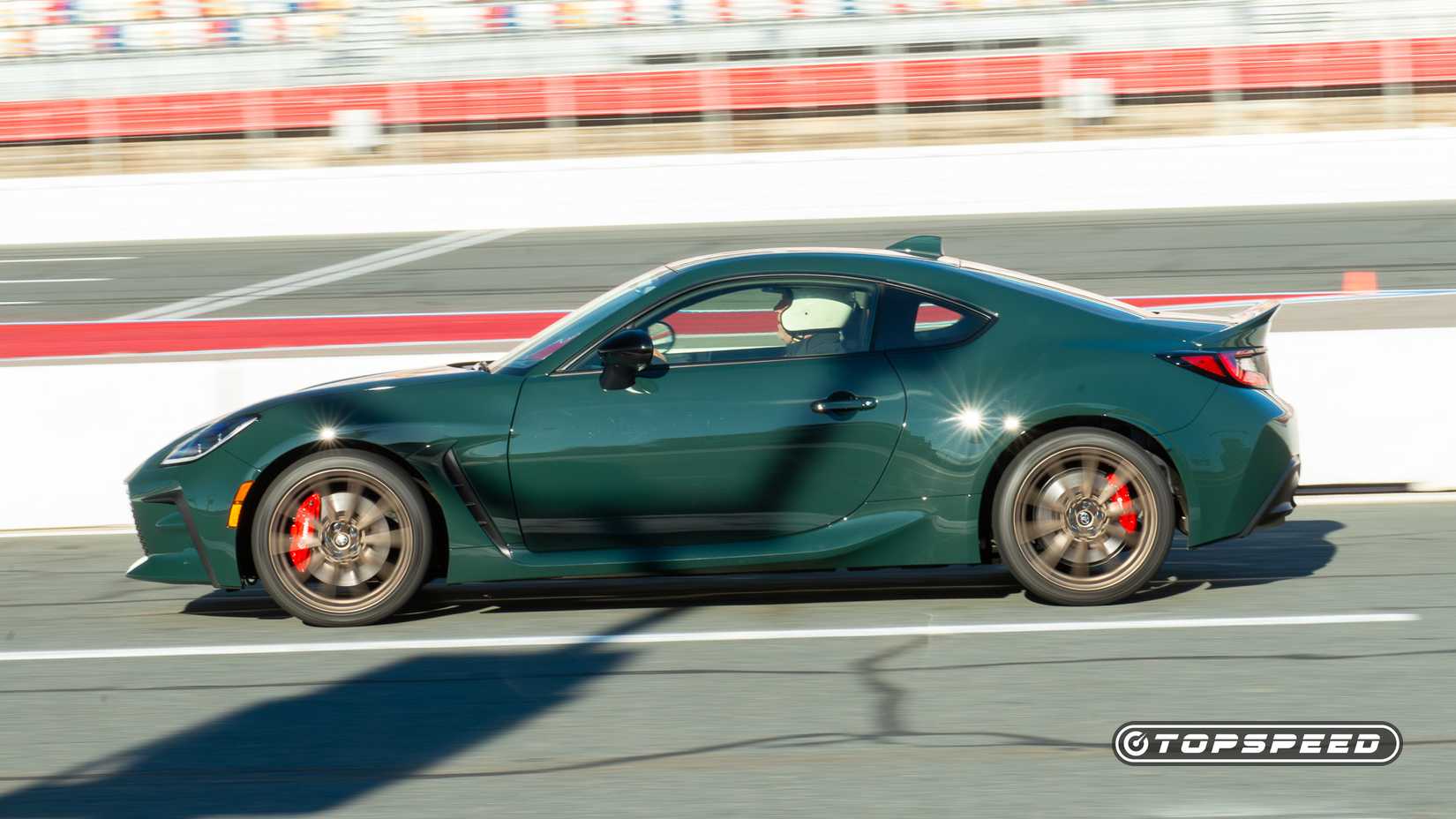 2025 Toyota GR86 Hakone Special Edition side view at the track