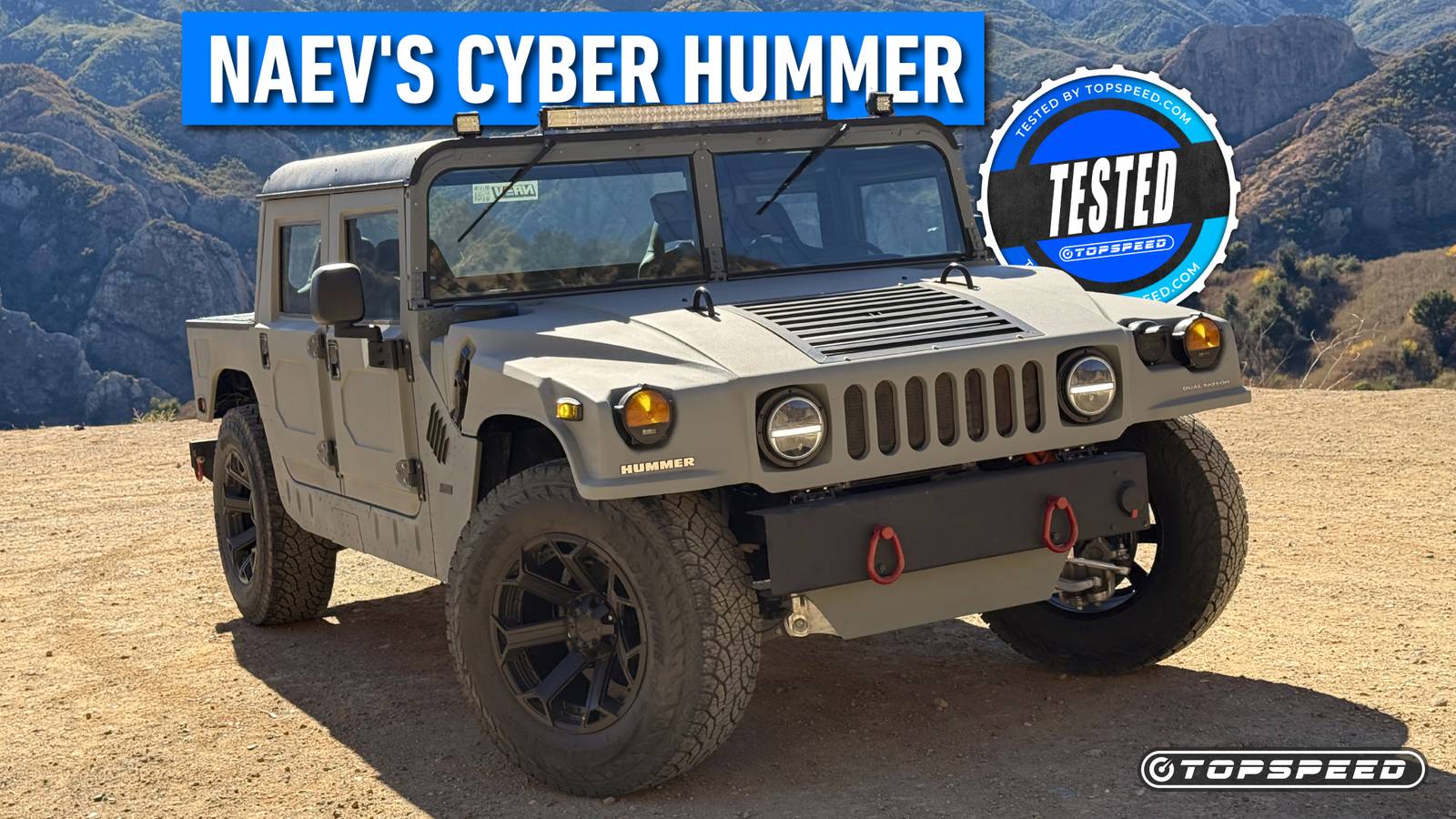 First Drive: North American Electric Vehicles Cyber Hummer