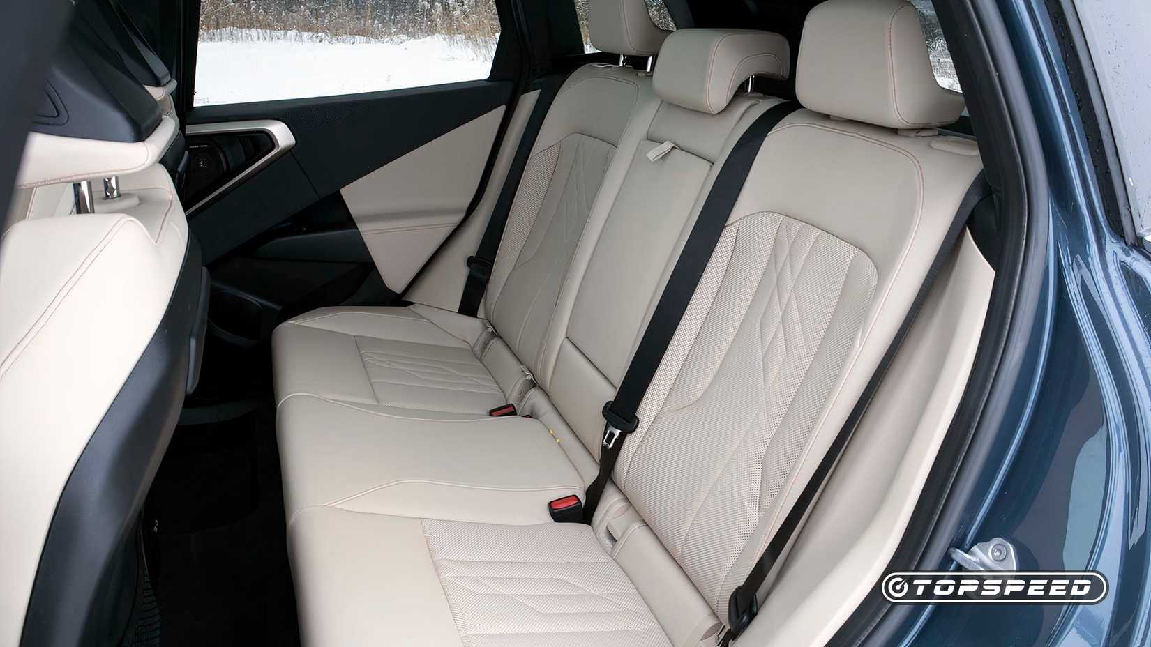 Interior shot of a 2025 BMW X3 showing Rear Seats