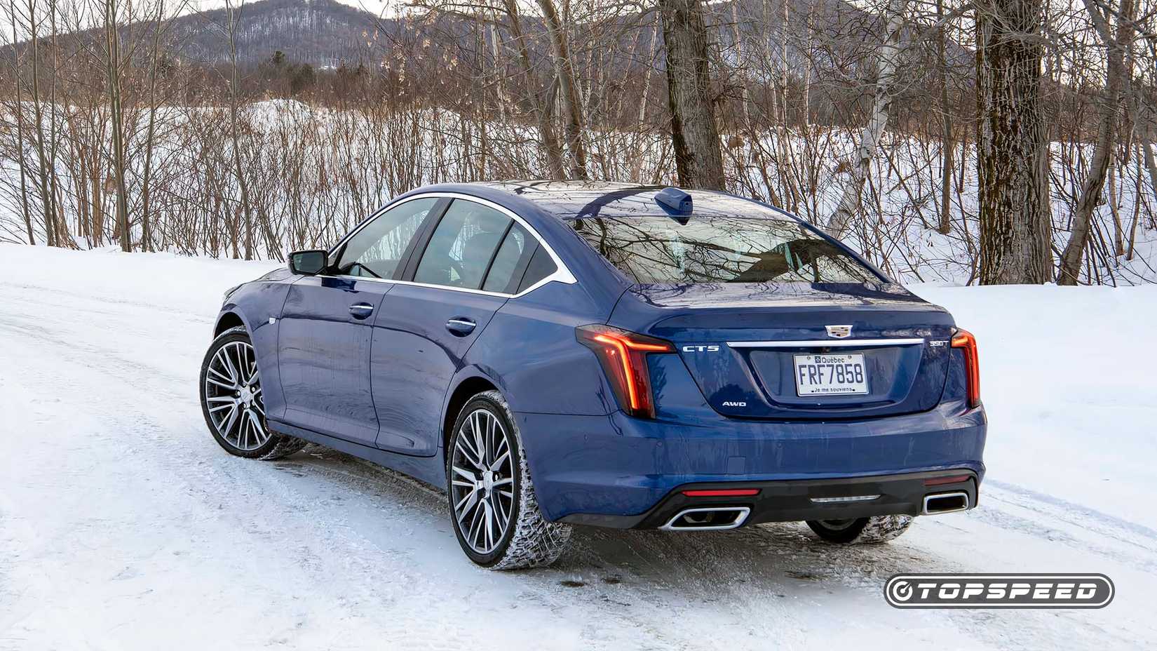 2025 Cadillac CT5 Rear Three Quarter 1 TopSpeed