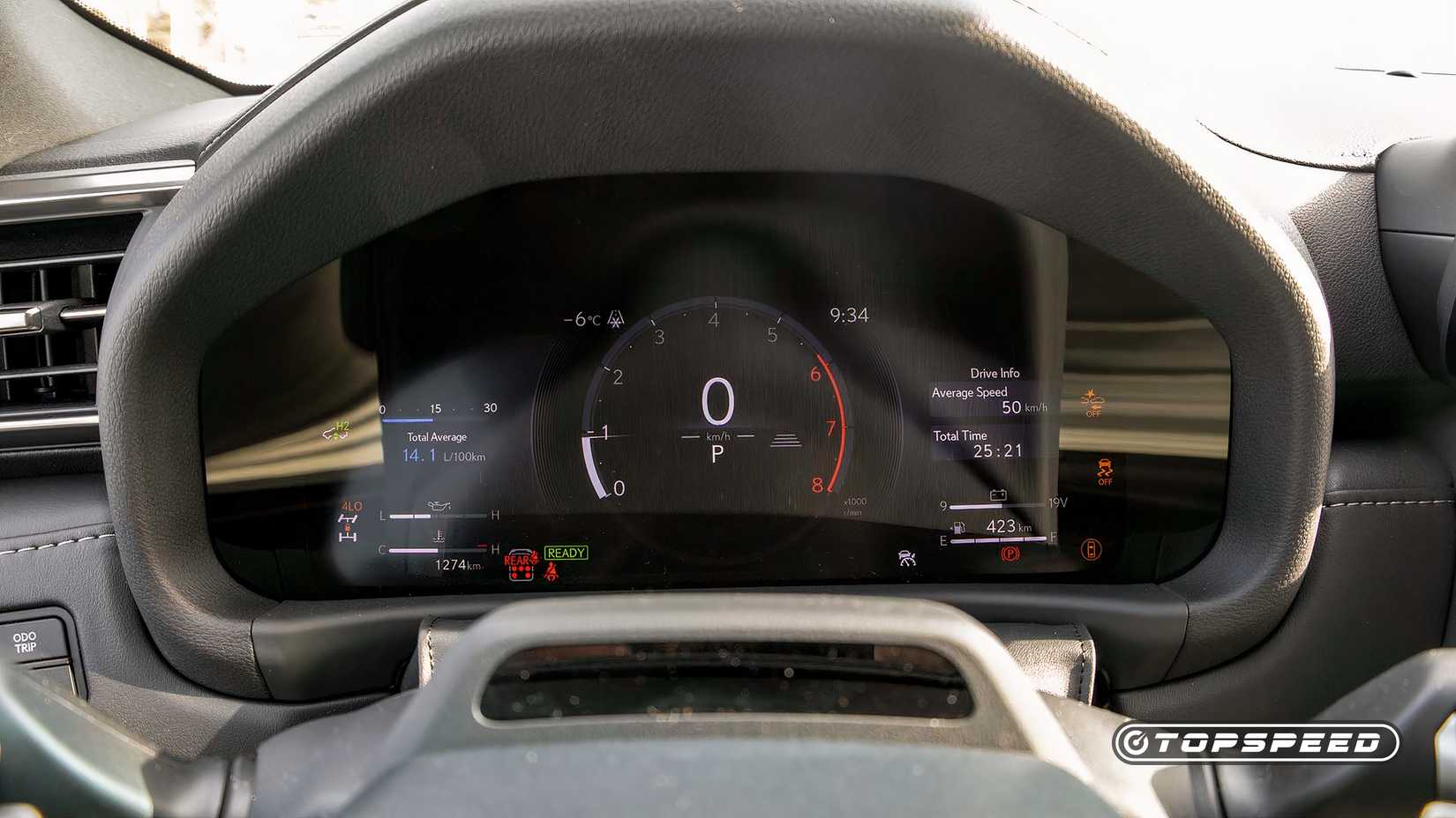 2025 Lexus LX700h Instrumentação Digital TopSpeed