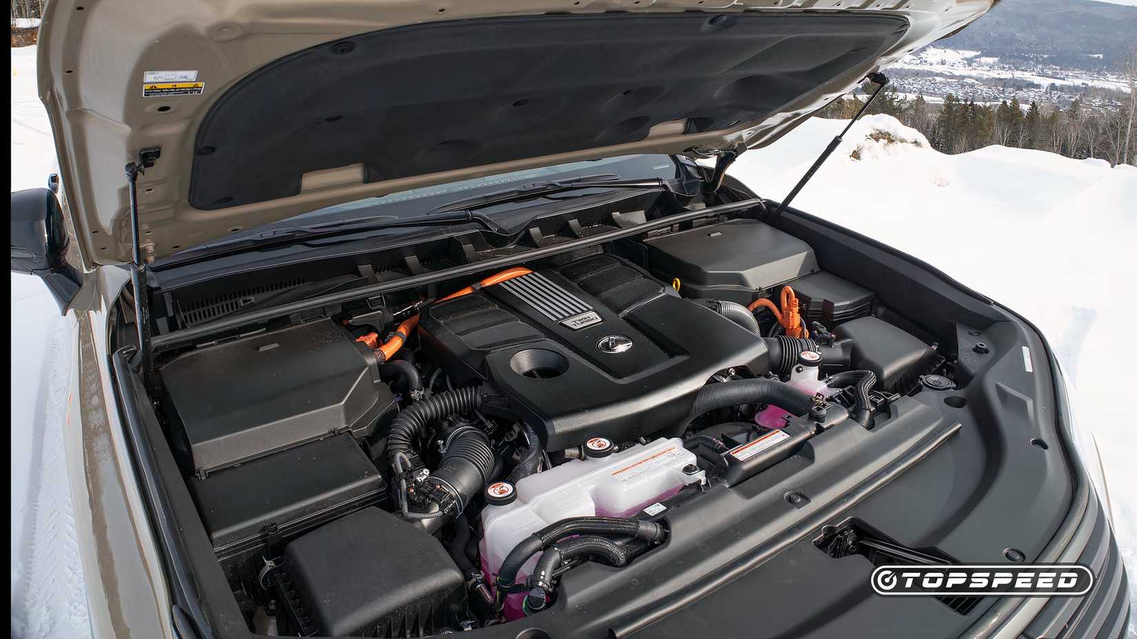 Velocidade máxima do motor Lexus LX700h 2025
