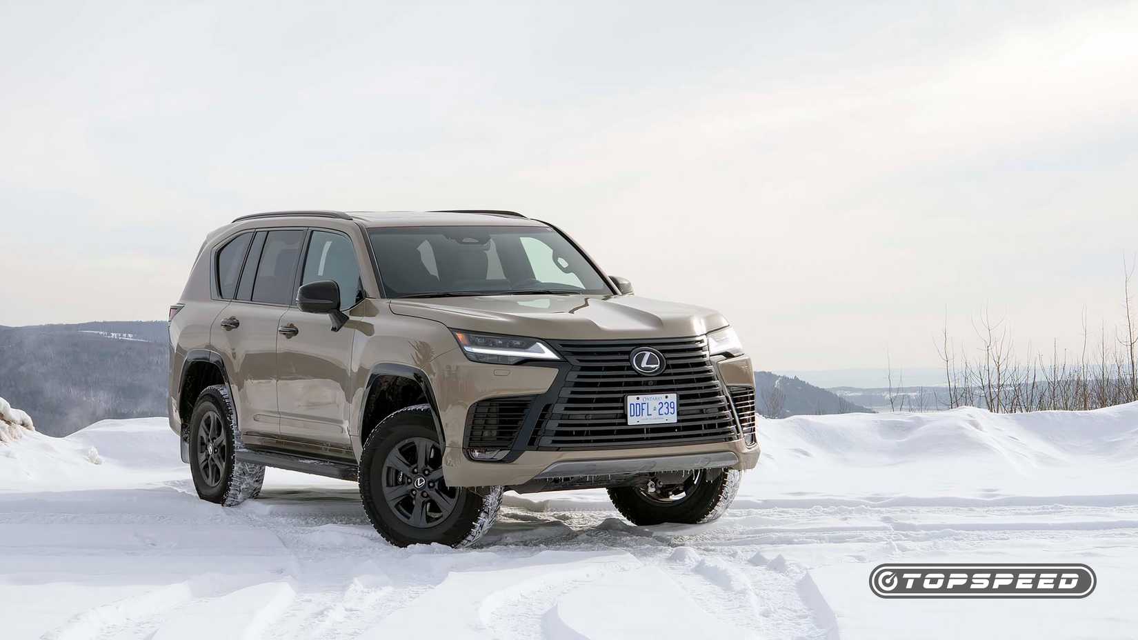 2025 Lexus LX700h Frente Três Quartos TopSpeed