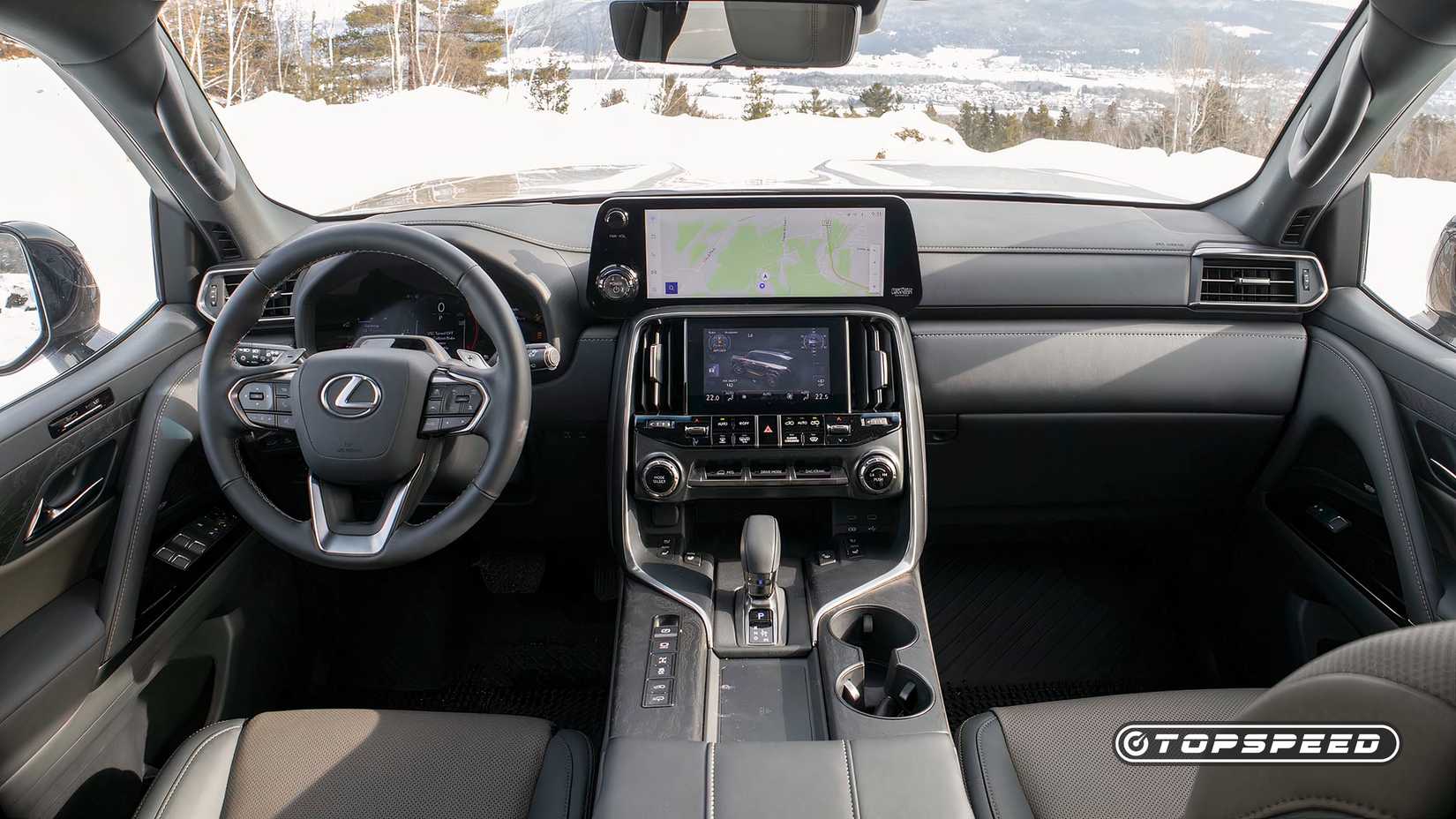 2025 Lexus LX700h Painel completo TopSpeed