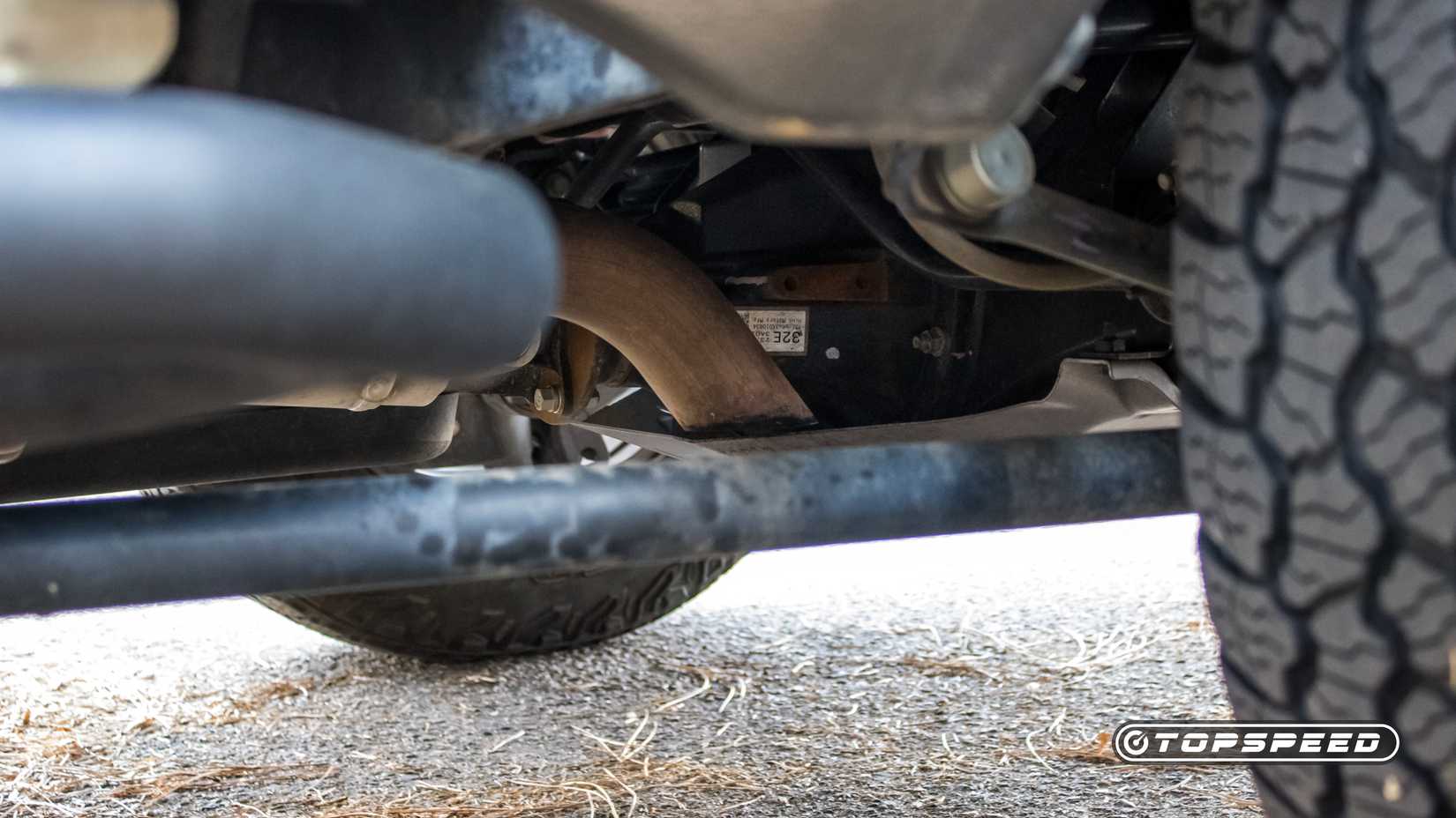 2025 Toyota Tacoma Trailhunter exhaust dump