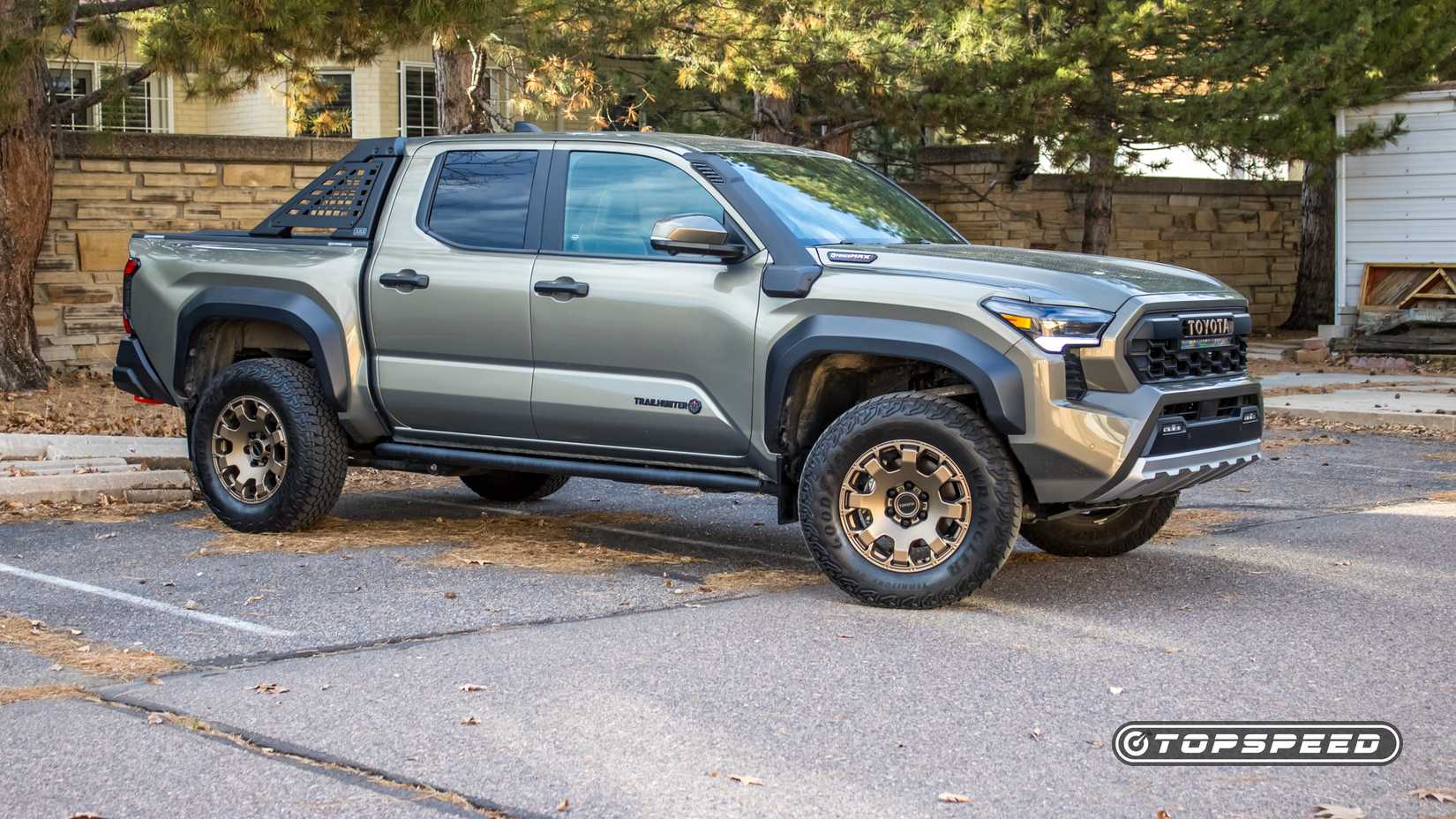 2025 Toyota Tacoma Trailhunter front three quarters
