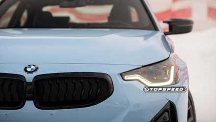 2025 BMW M240i close-up do farol