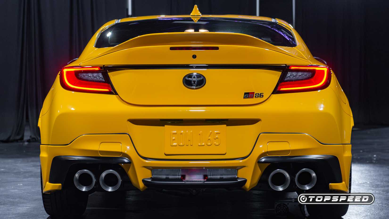 2026 Toyota GR86 Yuzu Special Edition from the rear