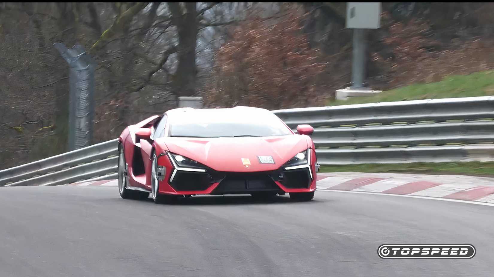 Lamborghini Revuelto Nurburgring tiro de espião