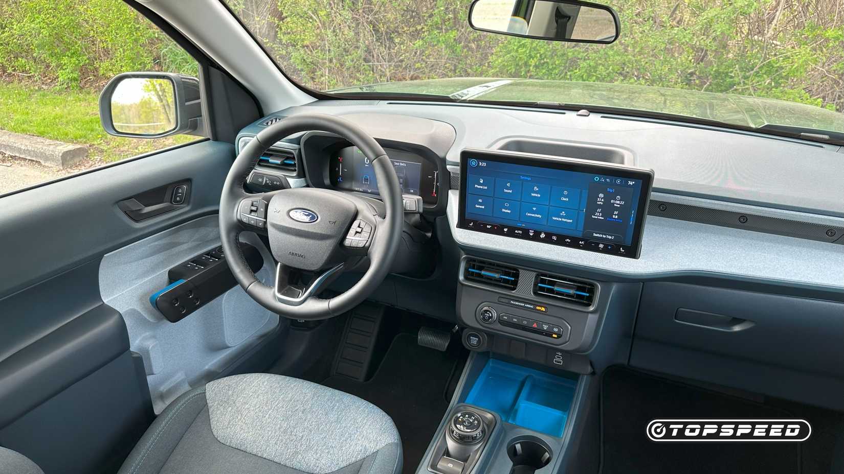 2025 Ford Maverick XLT com tração nas quatro rodas interior híbrido 02-3