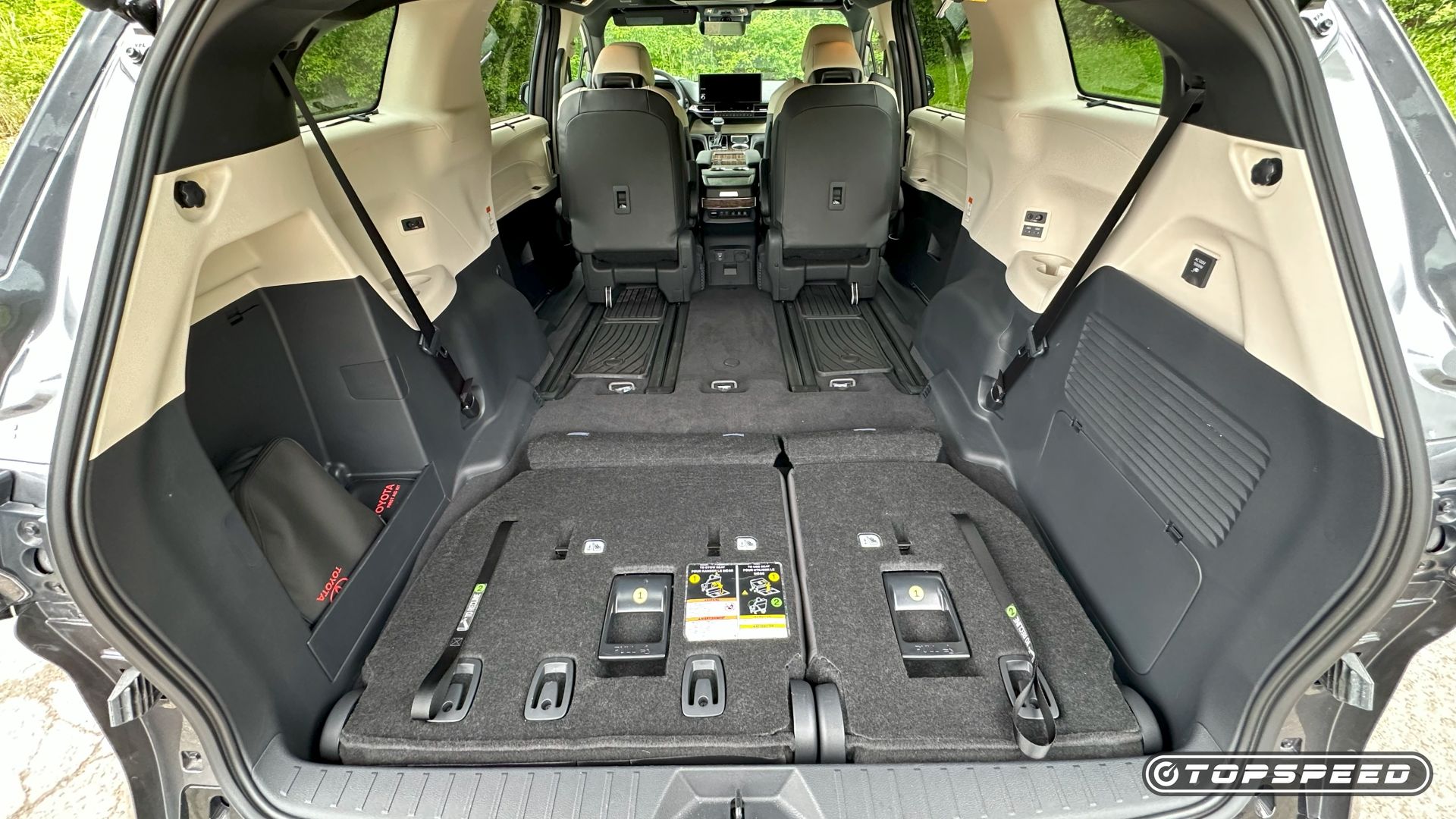 2025 Toyota Sienna Platinum All-Wheel Drive Cargo Area 08