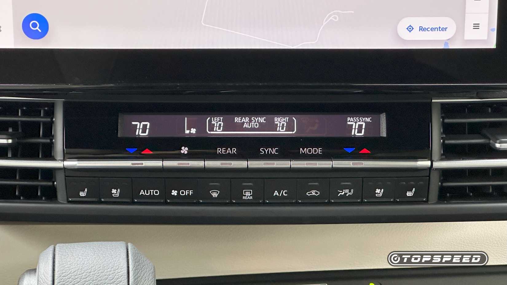 Controles climáticos com tração nas quatro rodas Toyota Sienna Platinum 2025