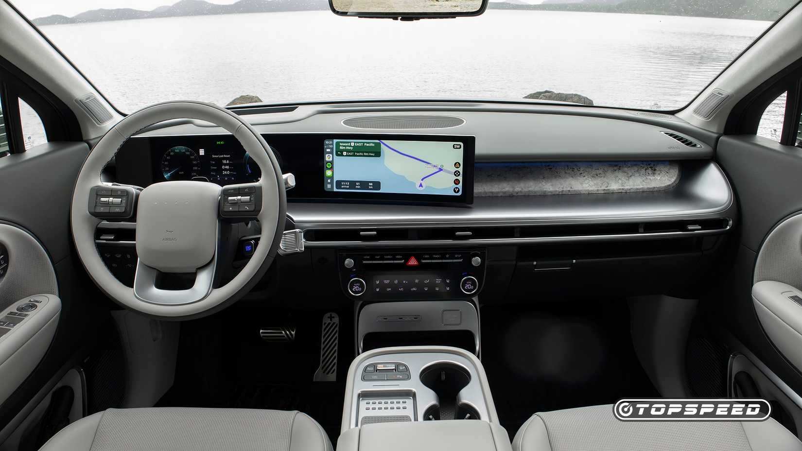 2026 Hyundai Ioniq 9 interior shot showing dash
