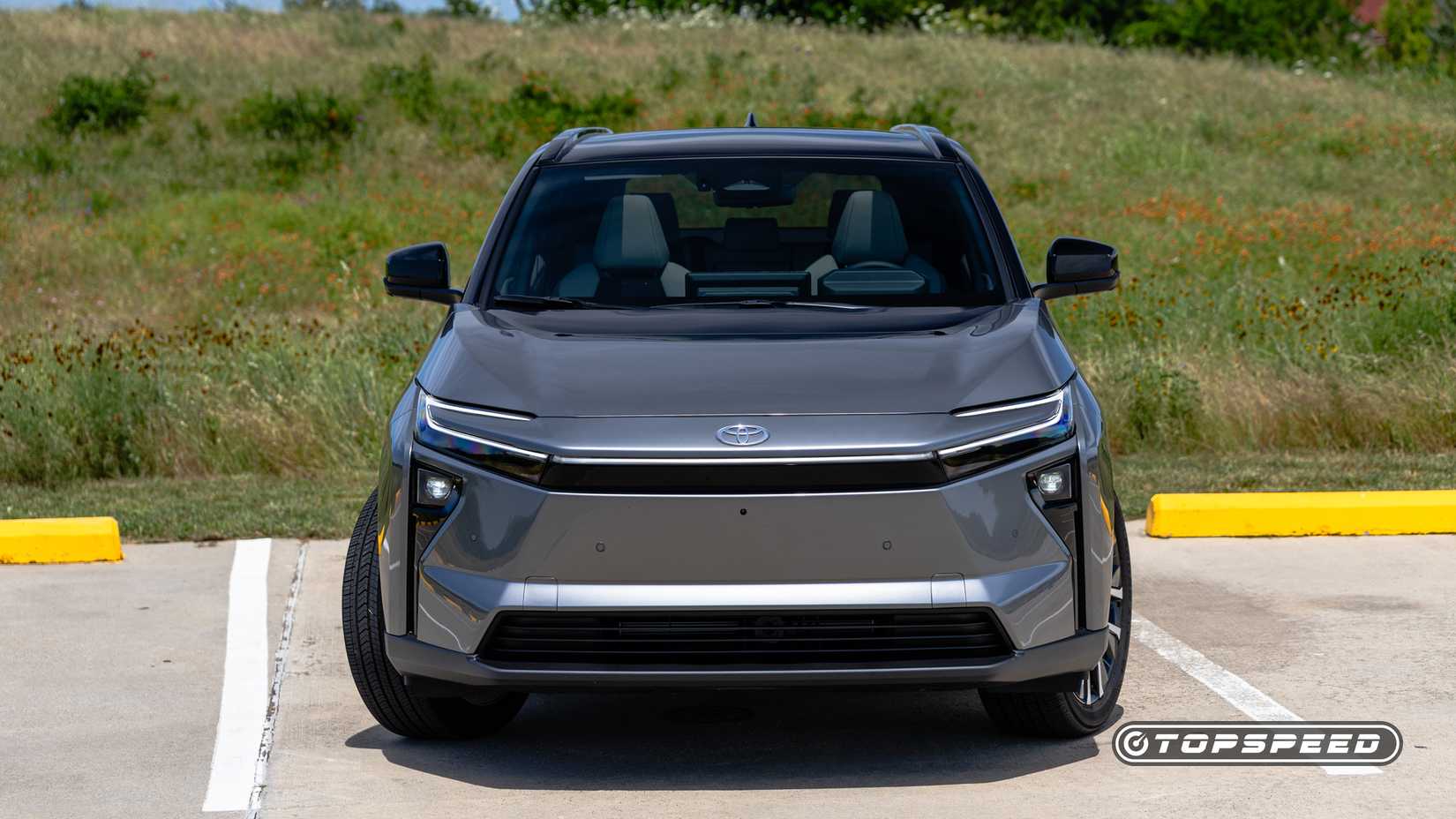 A still shot of the 2026 Toyota bZ from the front