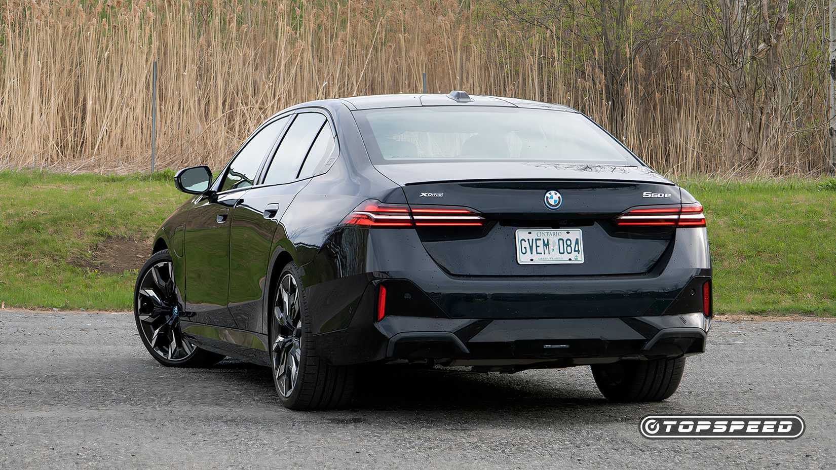 2025 BMW 550e Rear Three Quarter 1 TopSpeed