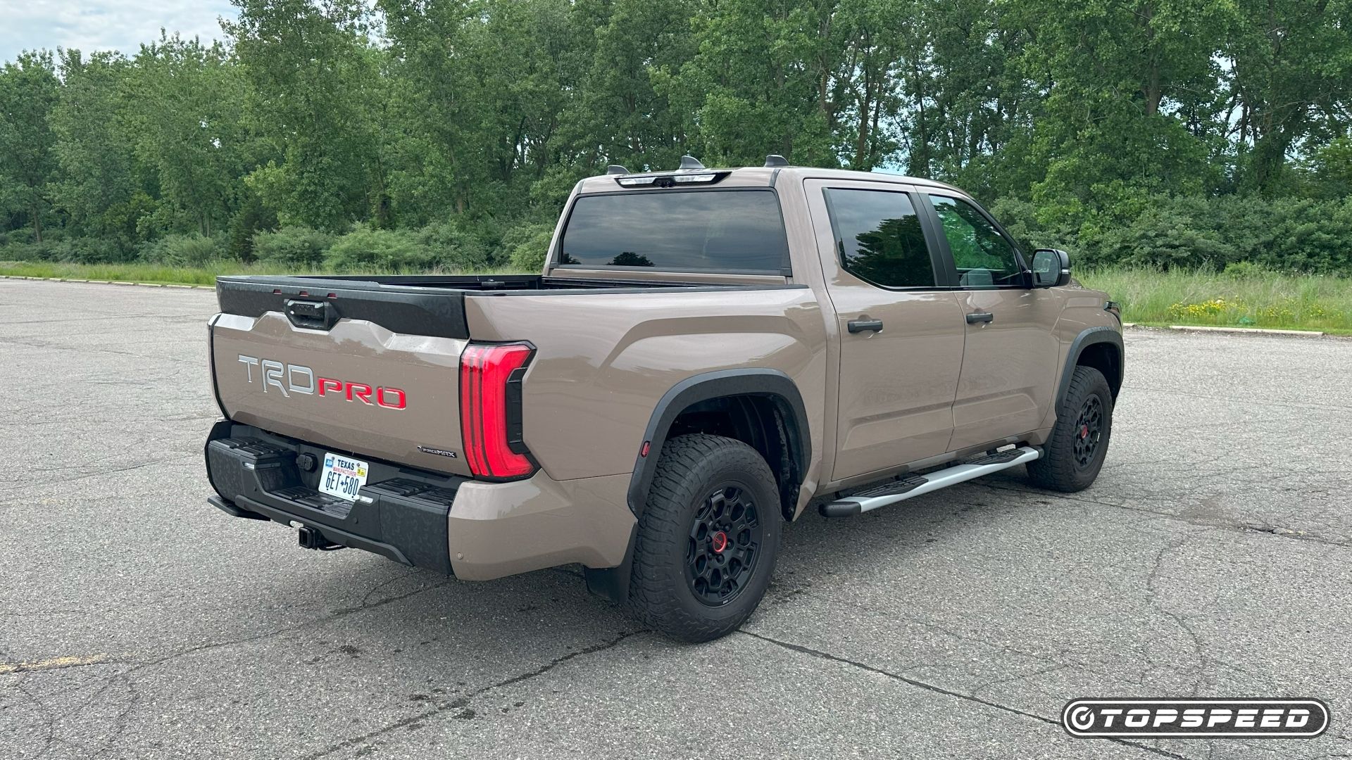 2025 Toyota Tundra TRD Pro i-Force Max Rear Three-Quarter 02