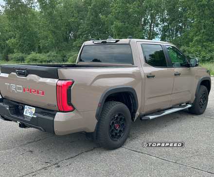 2025 Toyota Tundra TRD Pro i-Force Max Rear Three-Quarter 02